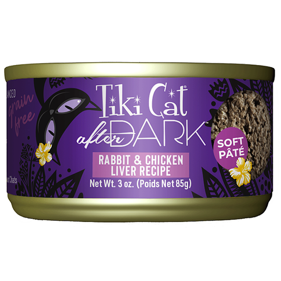 After Dark Pate Rabbit & Chicken Liver Recipe Grain-Free Canned Cat Food
