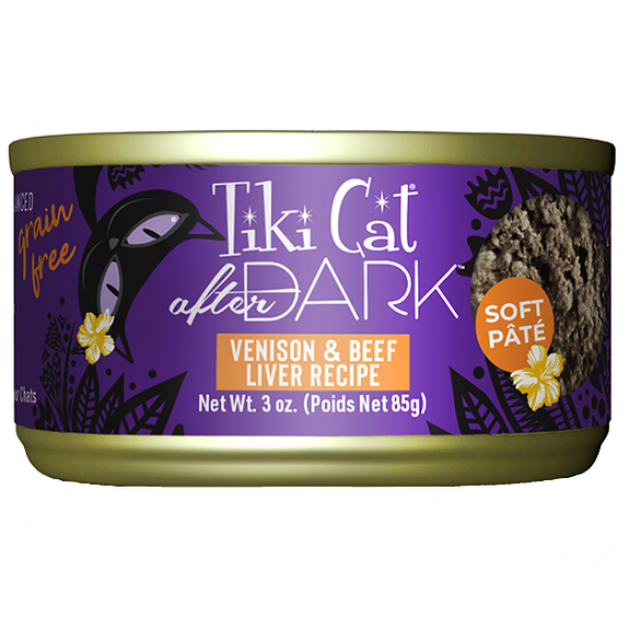After Dark Pate Venison & Beef Liver Recipe Grain-Free Canned Cat Food