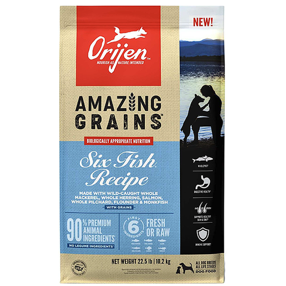 Amazing Grains Six Fish Recipe Dry Dog Food