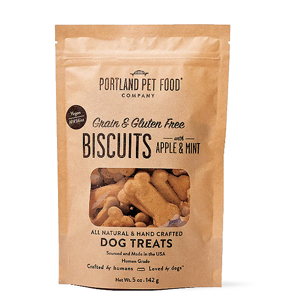 Apple & Mint Hand Crafted Grain-Free Crunchy Biscuit Dog Treats