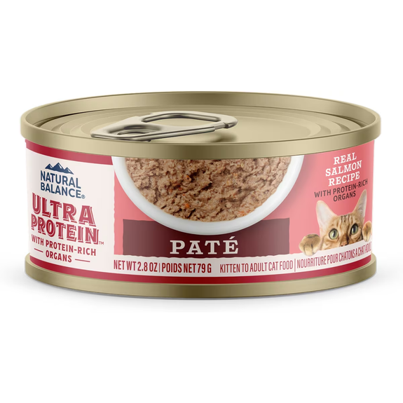 Ultra Protein Real Salmon Pate with Protein-Rich Organs Grain-Free Wet Cat Food