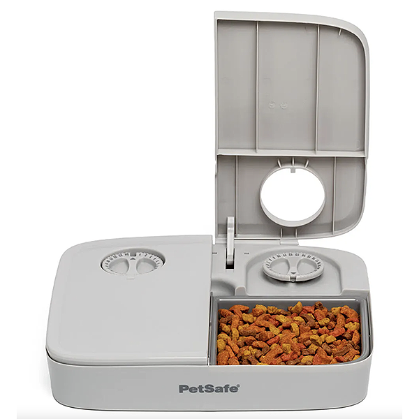Automatic 2 Meal Portion Control Pet Feeder
