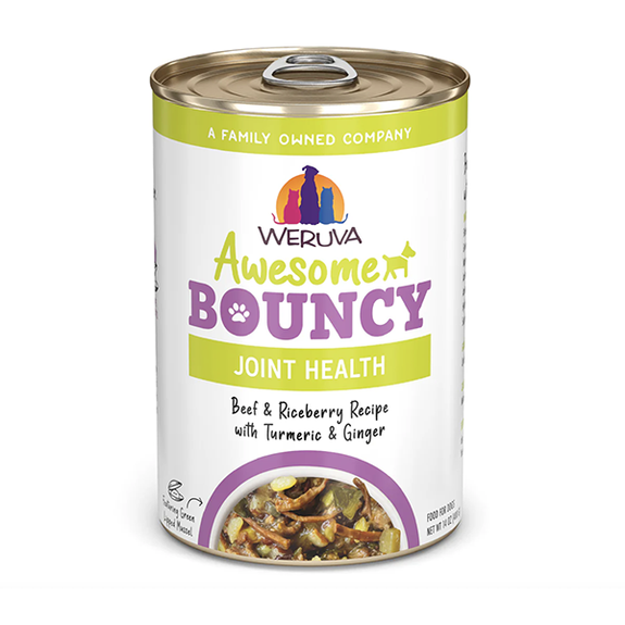 Awesome Bouncy Joint Health Beef & Riceberry Recipe with Turmeric, Ginger & Green-Lipped Mussel Wet Canned Dog Food