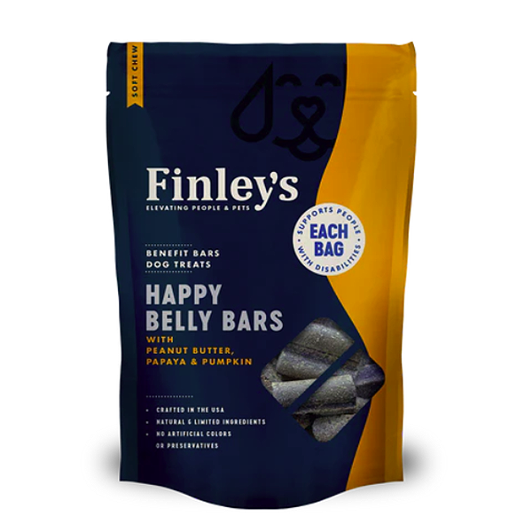 Benefit Bars Happy Belly Peanut Butter, Papaya & Pumpkin Soft Dog Treats