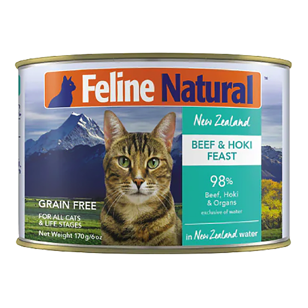 Beef & Hoki Feast Grain-Free Wet Canned Cat Food