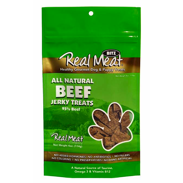 Bitz All Natural 95% Beef Grain-Free Jerky Dog Treats