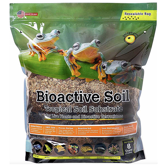 Bioactive Tropical Soil Substrate for Terrariums
