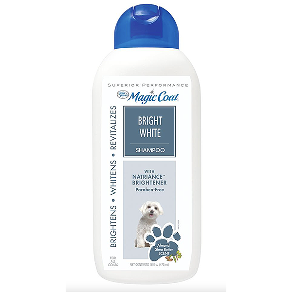 Magic Coat Bright White Shampoo with Almond & Shea Butter Scent for Dogs