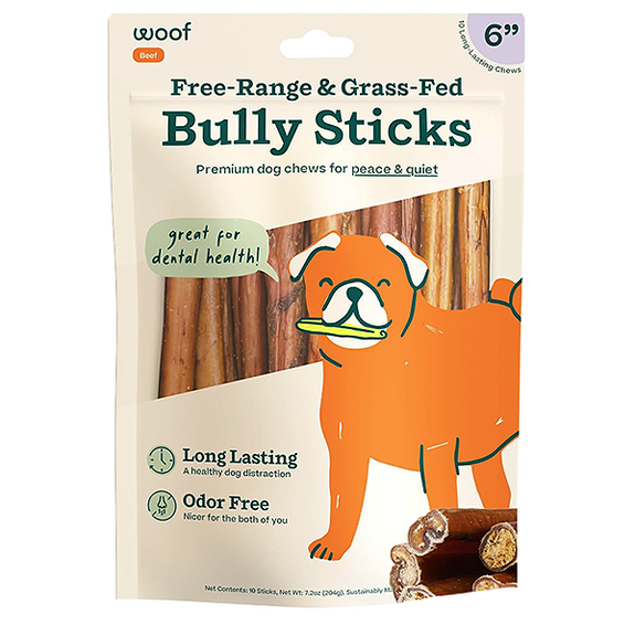 Free-Range & Grass-Fed Bully Sticks Refills for BullySafe Dog Chews