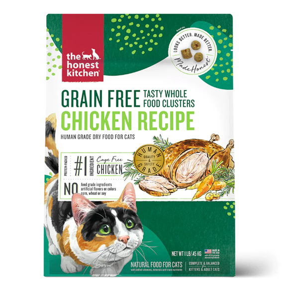 Grain-Free Chicken Recipe Whole Food Clusters Dry Cat Food