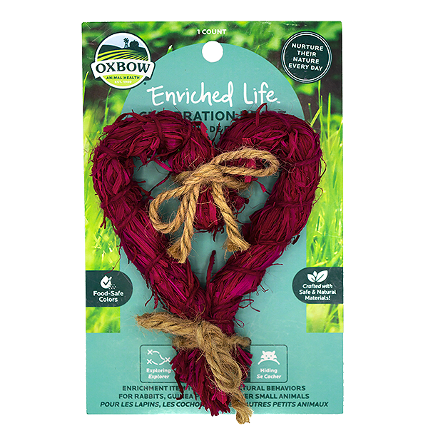 Enriched Life Celebration Heart Small Animal Enrichment Chew Toy
