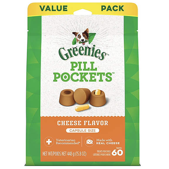 Pill Pockets Canine Cheese Flavor Dog Treats