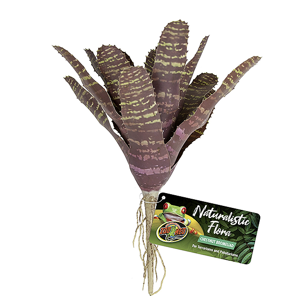 Chestnut Bromeliad Naturalistic Flora Decor for Reptile Terrariums