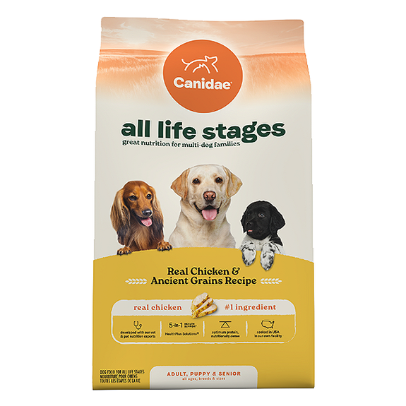 All Life Stages Real Chicken and Ancient Grains Recipe Dry Dog Food