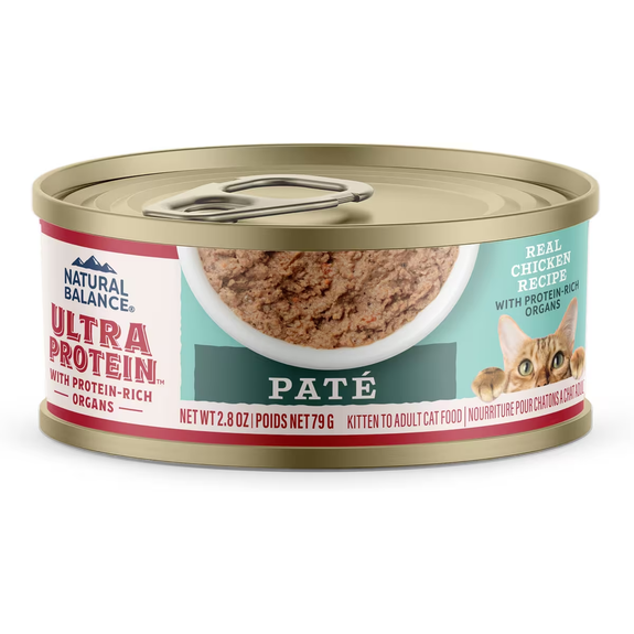 Ultra Protein Real Chicken Pate with Protein-Rich Organs Grain-Free Wet Cat Food