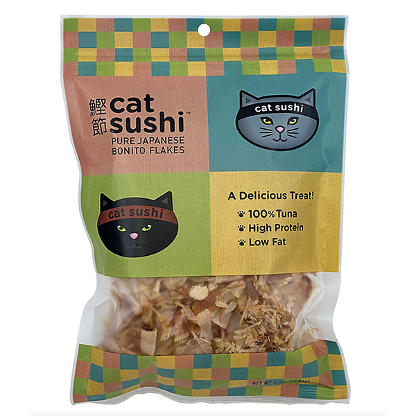 Cat Sushi Pure Japanese Bonito Tuna Flakes Grain-Free Cat Treat