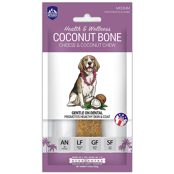 Coconut Bone Cheese & Coconut Grain-Free Dog Chew