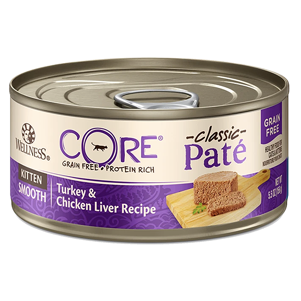 CORE Kitten: Turkey & Chicken Liver Recipe Pate Grain-Free Wet Canned Cat Food