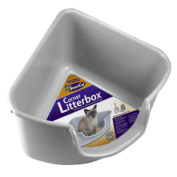 SmartCat Corner Cat Litter Box