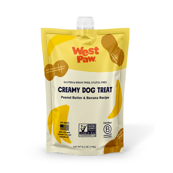 Creamy Peanut Butter & Banana Recipe Grain-Free Dog Treat