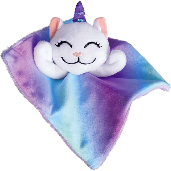 Crackles Caticorn Crinkly Plush Blankie Catnip Cat Toy