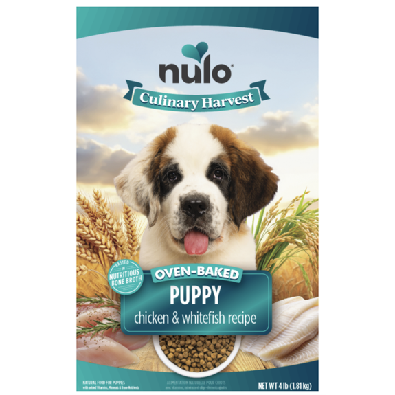 Culinary Harvest Oven Baked Chicken and Whitefish Puppy Grain-Friendly Dry Dog Food