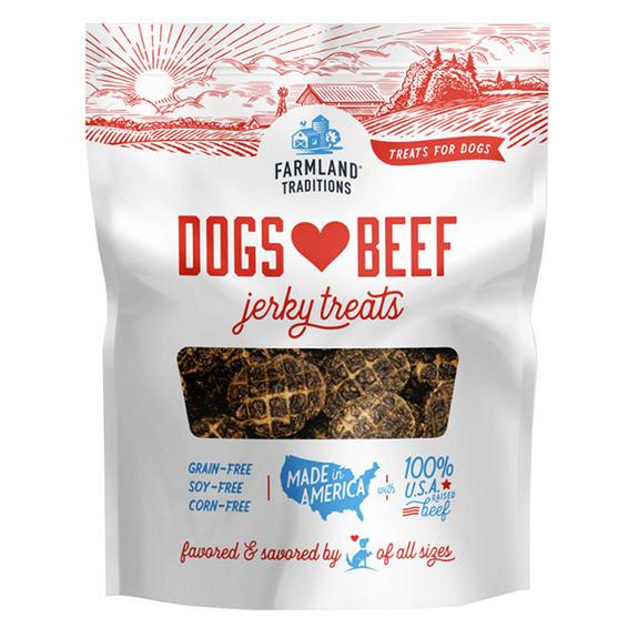 Dogs Love Beef Jerky Grain-Free Dog Treats