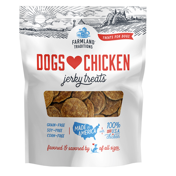 Dogs Love Chicken Jerky Grain-Free Dog Treats