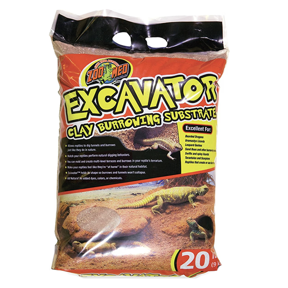 Excavator Clay Burrowing Reptile Substrate