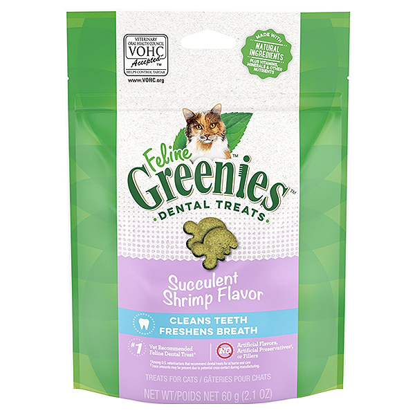 Feline Dental Succulent Shrimp Flavor Cat Treats