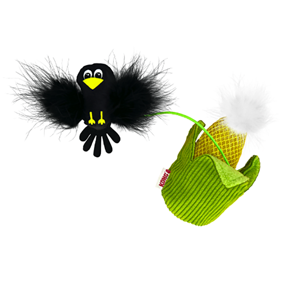 Flingaroo Corny Bird Catnip Crinkle Cat Toy