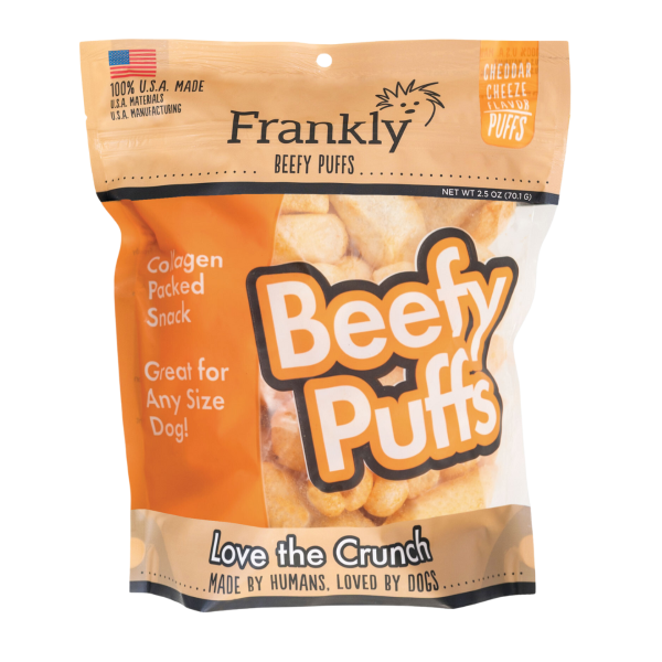 Cheese Beefy Puffs Collagen Packed Crunchy Dog Treats