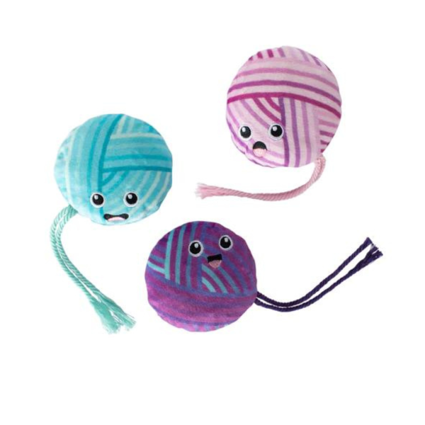 Time To Unwind Cat Crinkle Ball Toy