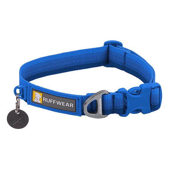 Front Range Soft & Durable Everyday Dog Collar Blue Pool