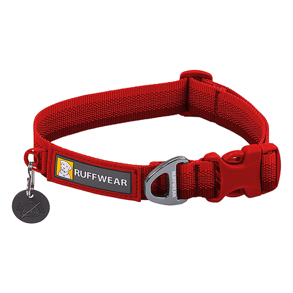 Front Range Soft & Durable Everyday Dog Collar Red Canyon