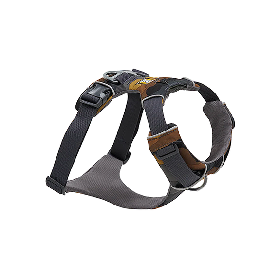 Front Range Padded Everyday Dog Harness Moonlight Mountains Brown & Black