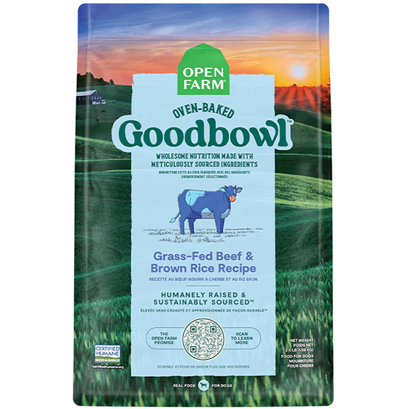 Goodbowl Grass-Fed Beef & Brown Rice Recipe Dry Dog Food