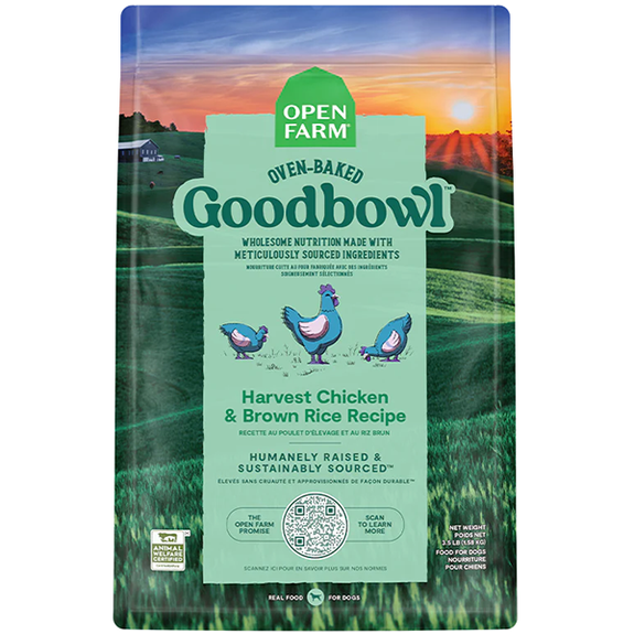 Goodbowl Harvest Chicken & Brown Rice Recipe Dry Dog Food