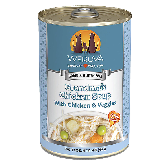 Grandma's Chicken Soup with Chicken & Veggies Grain-Free Wet Canned Dog Food