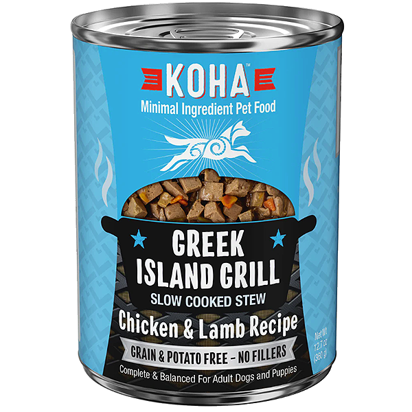 Greek Island Grill Slow Cooked Stew with Chicken & Lamb Grain-Free Canned Dog Food