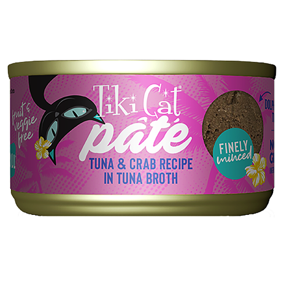 Grill Pate Tuna & Crab Recipe in Tuna Broth Grain-Free Canned Cat Food