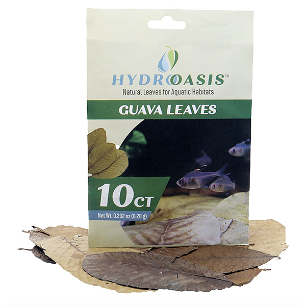 HydrOasis Guava Leaves Natural Aquatic, Reptile & Bioactive Decoration