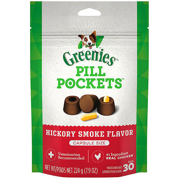 Pill Pockets Canine Hickory Smoke Flavor Dog Treats