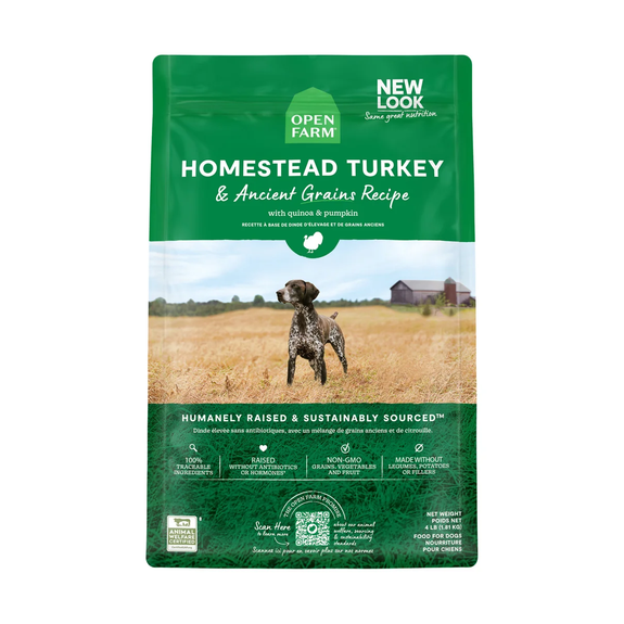 Homestead Turkey & Ancient Grains Dry Dog Food