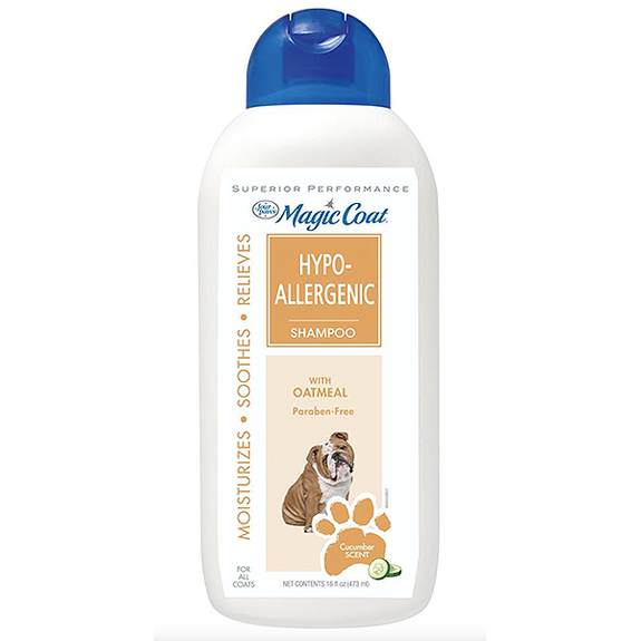 Magic Coat Hypoallergenic Shampoo with Oatmeal for Dogs Cucumber Scent