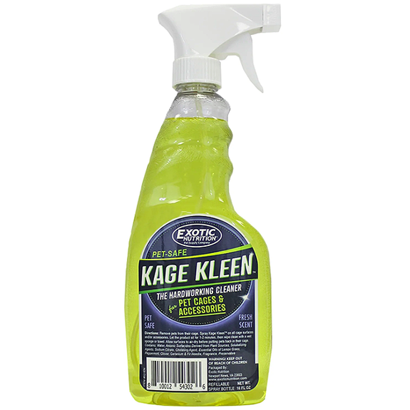 Kage Kleen Pet Safe Enclosure Cleaning Spray Garden Fresh Lavender Scent