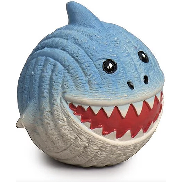 Finn The Ruff Tex Shark Knottie Ball Dog Toy