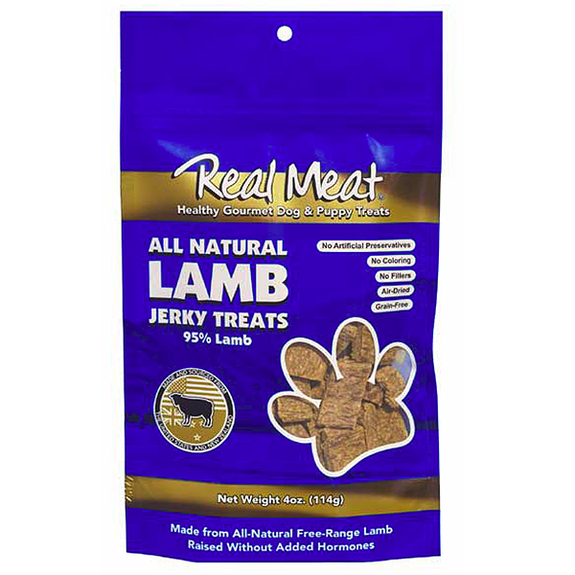 Bitz All Natural 95% Lamb Grain-Free Jerky Dog Treats