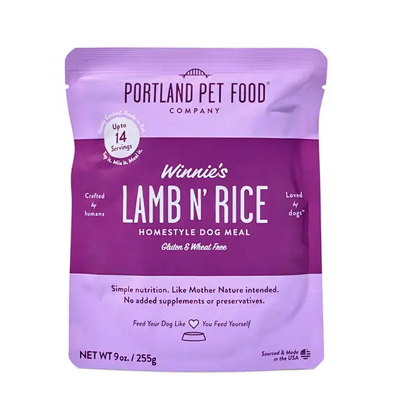 Winnie's Lamb N' Rice Meal Pouches Wet Dog Food