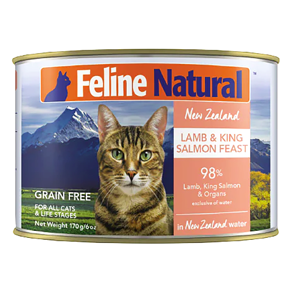 Lamb & King Salmon Feast Grain-Free Wet Canned Cat Food